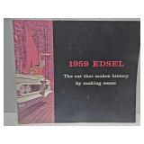 1959 EDSEL Salesman Car Book  Ford Motor Company