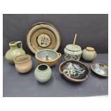 Local Artist John Peterson Pottery Lot