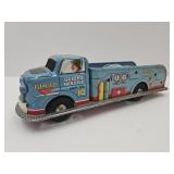 VTG Marx Tin Friction Toy USA  Truck 14" L