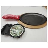 Cast Iron Lodge Personal Skillet & Cast Ashtray