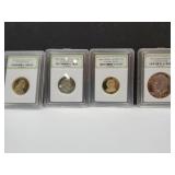 4 Gem Proof Dollar Coins