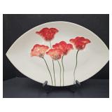 Fitz & Floyd Poppy Flower Platter