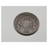 1865 Two Cent Coin