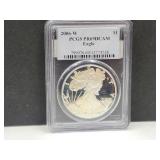 2006 W Graded Silver Eagle Dollar Coin