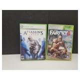 X Box 360 Games Far Cry 3 & Assassin