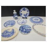 VTG Flow Blue, Spode, English Abbey Dishes +
