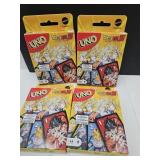 4 New Dragon Ball Z Uno Decks