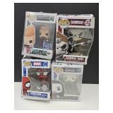 4 Funko Pops