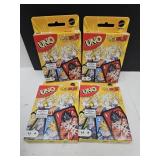 4 New Dragon Ball Z Uno Decks