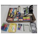 Lot Office Supplies- Post-Its, Markers, Grips,+