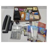 Lot Office Supplies-3 Hole Punch,+