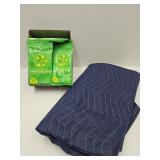 New Moving Blanket w Sanitizer Wipes