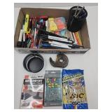 Lot Office Supplies- Pens, Pencils, Wrist Pads,+