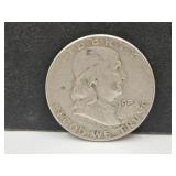 1954  Silver Franklin Half Dollar Coin