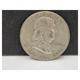 1954  Silver Franklin Half Dollar Coin