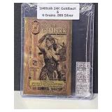 1/4 Goldback 24K & 6 Grains Fractional Silver