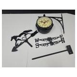 New Clock & Small Weather Vaine Decor