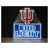 New IU Bud Light LED Sign 13" x 11"