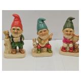 3  piece MCM  Gnome set