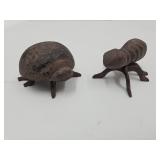 Cast Iron Ladybug & Ant up to 3.5"L