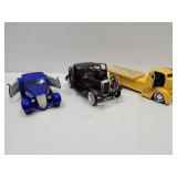 3 Die Cast Cars 1:18 Ford Coupe, 1:24 Ford, +