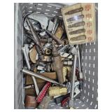 Lot Of Air Line Hand Tools, Nozzles +