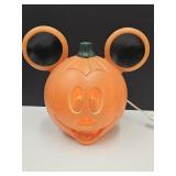 Mickey Mouse Electric Light Up Pumpkin 11.5" H