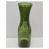 Large Green Glass Jug 18.5" h ( Great Bank!)