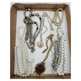 Vintage Costume Jewelry- 7 Necklaces