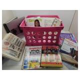 Crate With Sewing Books