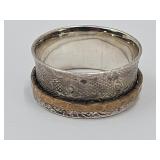 Ring Stamped 9.25 Ornate Spinner Ring SZ 11