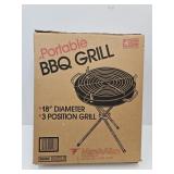 NIB 18" 3 Position Grill
