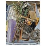 Tote w Artificial Flowers, Jewelry Display& Surpri