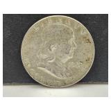 1963 D Silver Frankliln Half Dollar Coin