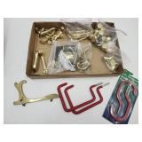Cabinet Furniture Knobs, Hooks, Brass,+
