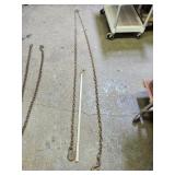 Log Chain- 14 Feet w Hooks- See Link Size