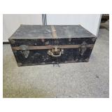 Primitive Trunk- See Condition 29 x 16 x 11 1/2"T