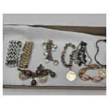 Costume Jewelry Lot; Bracelets