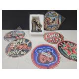 New Metal Signs; Route 66, Texaco +