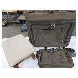Storage Ottoman 15 x 10 &PC Bag & Luggage See Pics