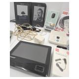 2 Kindles,Eviant w Remote, Compact CD MP3, Camera+