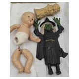 Holloween Witch, Light Up Lighter & Doll Parts