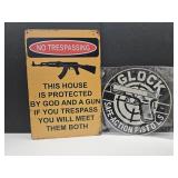 New Gun Metal Signs See Sizes