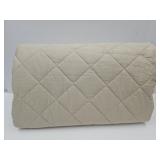 VTG 102 x 118" King Size Quilted Tan Bed Spread