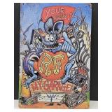 New Rat Fink Metal Sign 8