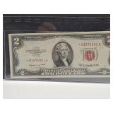 1953 $2 Red Star Currency Note