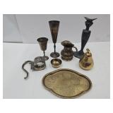 Metal Lot Brass & Silver Plate +