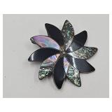 Sterling Silver Taxco Brooch