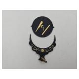 Antique Masonic Pocket Watch FOB Spinner Pendant