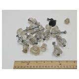 Lot Of New Glass Furniture Knobs